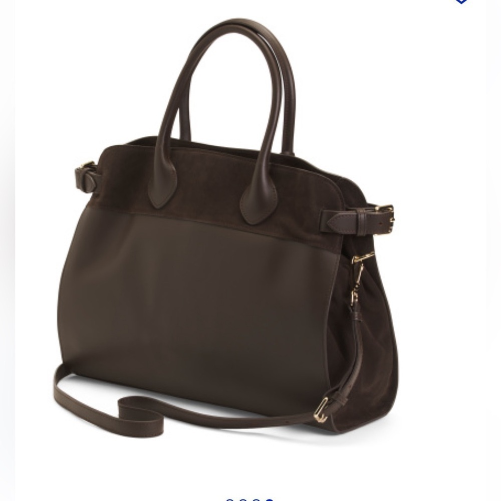 🔥BOLDRINI SELLERIA Large Elegant Florentine Leather Tote Satchel Bag🔥NWT
